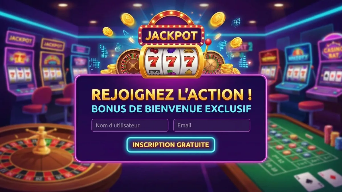 Inscription avec bonus